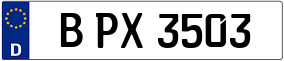 Truck License Plate